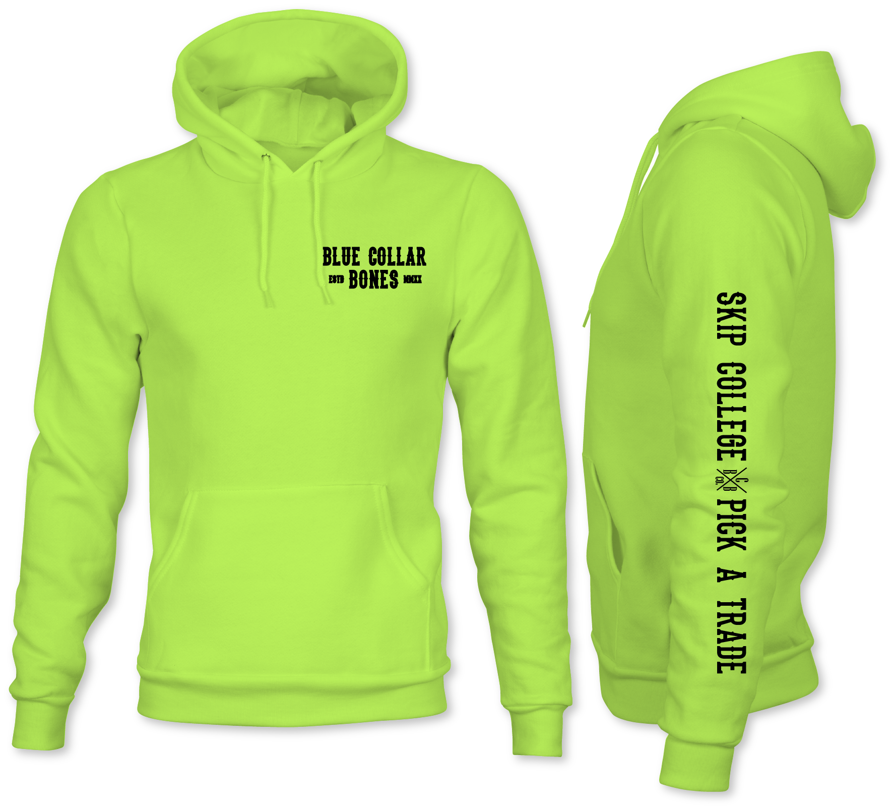 Skip College Sleeve Hoodie